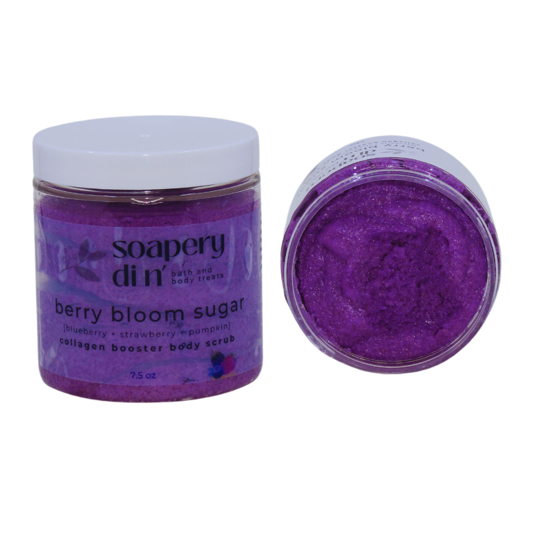 Berry Blossom Sugar Body Scrub | Collagen Booster